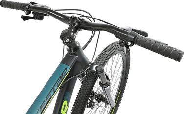 Гірський велосипед BIKESTAR Hardtail Shimano 21 швидкісна передача, дискове гальмо 26, шини 27.5, 29 дюймів 15 17 19-дюймова рама MTB Кадр 15 (Кадр 19', 29 чорний)