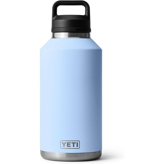 Термос YETI Rambler 1,8 л вакуумний, з нержавіючої сталі, герметичний, з кришкою-тримачем, синій