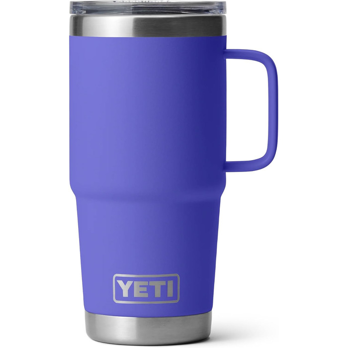Кружка YETI Rambler, нерж. сталь, кришка Stronghold, ультрамарин, 20 унцій