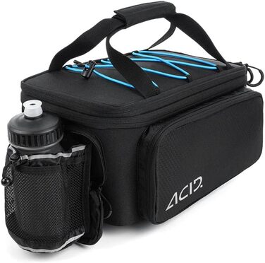 Велосипедна багажна сумка acid Trunk City 8+16 л Rilink, чорна