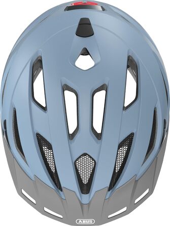 Велошолом ABUS Urban-I 3.0 з ліхтарем, козирком і магнітною застібкою для жінок і чоловіків