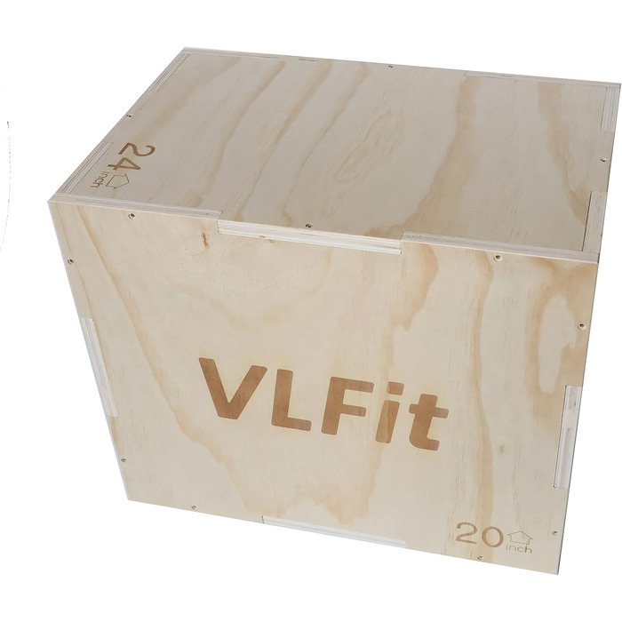 Пліо-коробка VLFit 3в1 для крос-тренувань - 60/50/40см або 45/35/30см