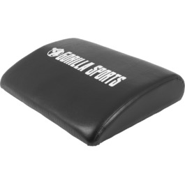 GORILLA SPORTS® Мат для преса 38x27,5x7 см, екошкіра, чорний — абмат, підкладка для скручувань, тренажер для пресу