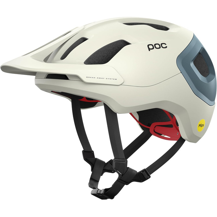 Шолом POC Axion Race MIPS (S, Off-White/Blue) - захист і комфорт