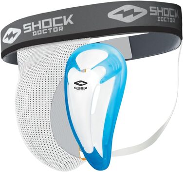 Захисний бандаж Shock Doctor 213 з BioFlex Cup для спорту, для підлітків та дорослих, спортивний ракушок для захисту паху
