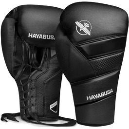 Боксерські рукавички Hayabusa T3 Lace Up - чорні