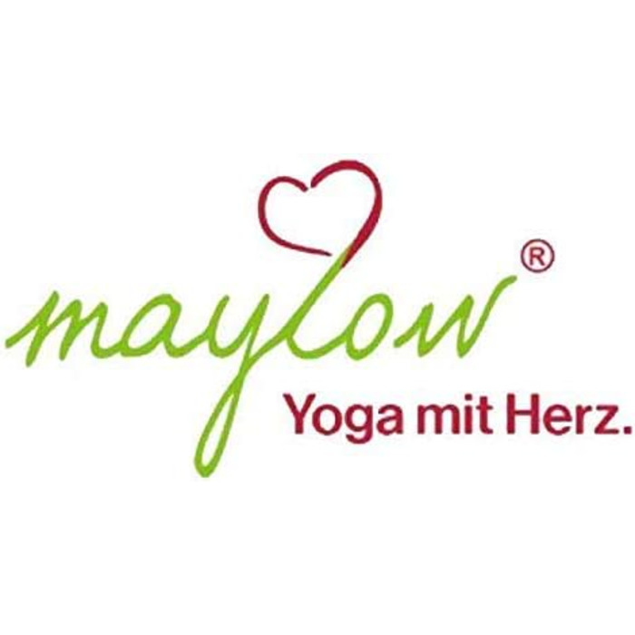 Подушка для медитації Maylow Yoga з серцем для йоги з вишивкою Дерево життя H 15 см наповнена органічним покриттям з лушпиння спельти та тиковою 100 бавовною, налаштовувана буддійська червона