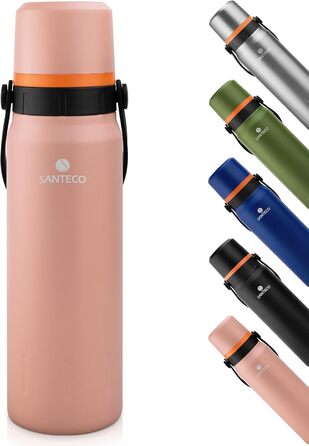 Термос SANTECO Flask 1,2 л - Герметичний, без BPA, 24 год. холод, 12 год. гарячий