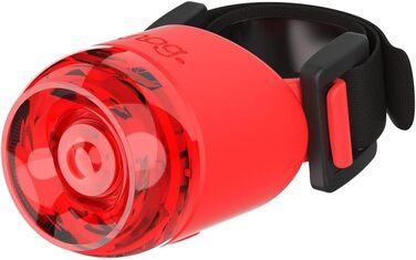 Світлодіодна велосипедна фара Knog Plug передня або задня StVZO, чорна/червона/сіра