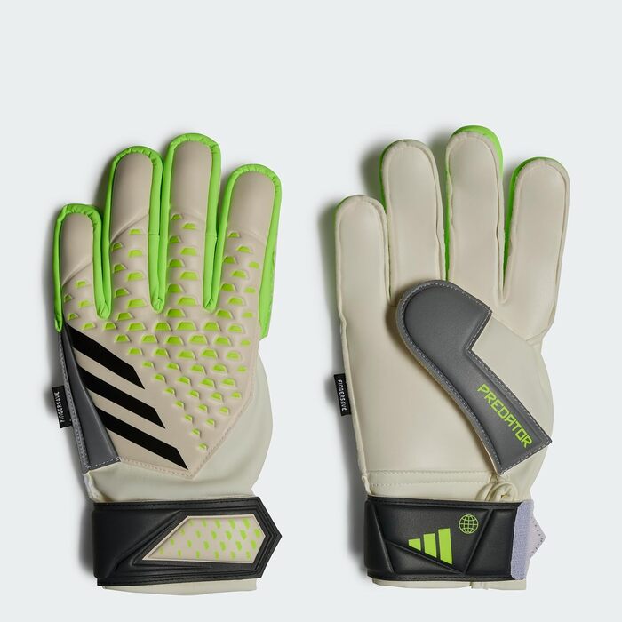 Воротарські рукавички Adidas Predator GL MTC білі/чорні розмір 5
