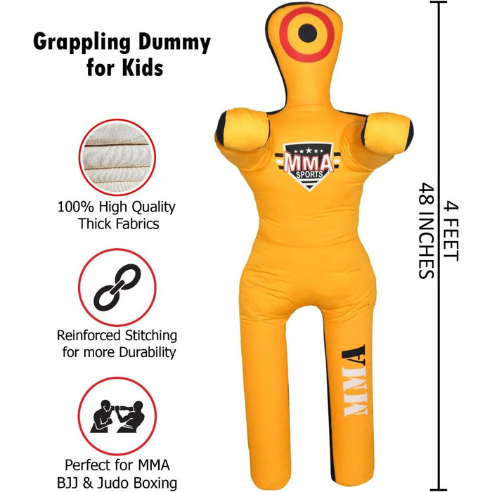 Манекен ММА Джиу Джитсу Грепплінг 1,2 м без наповнення"