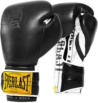 Боксерські рукавички Everlast 1910 Унісекс Спарингові 14 унцій Чорний