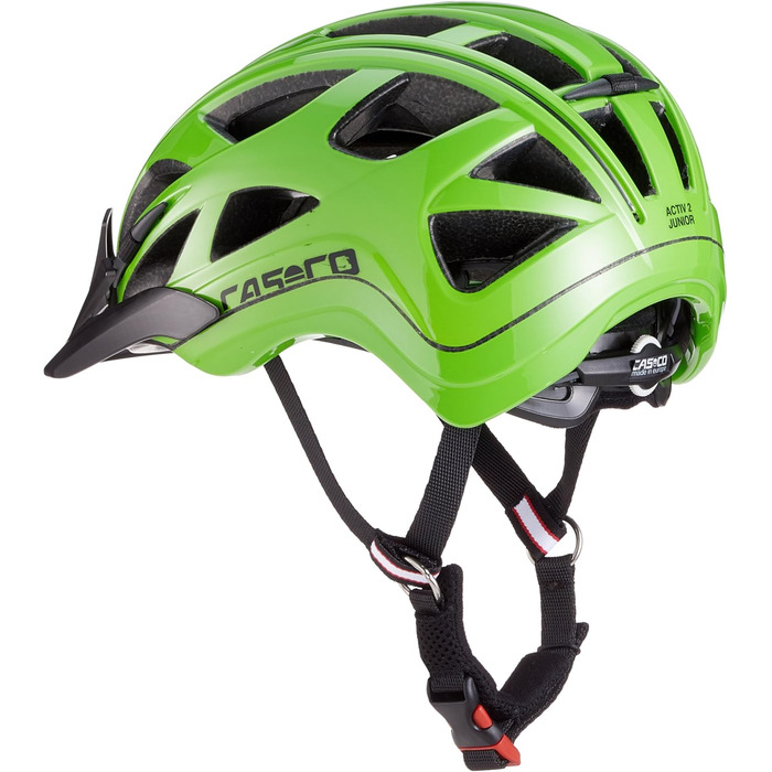 Дитячий велосипедний шолом Casco Activ 2, зелений, розмір S