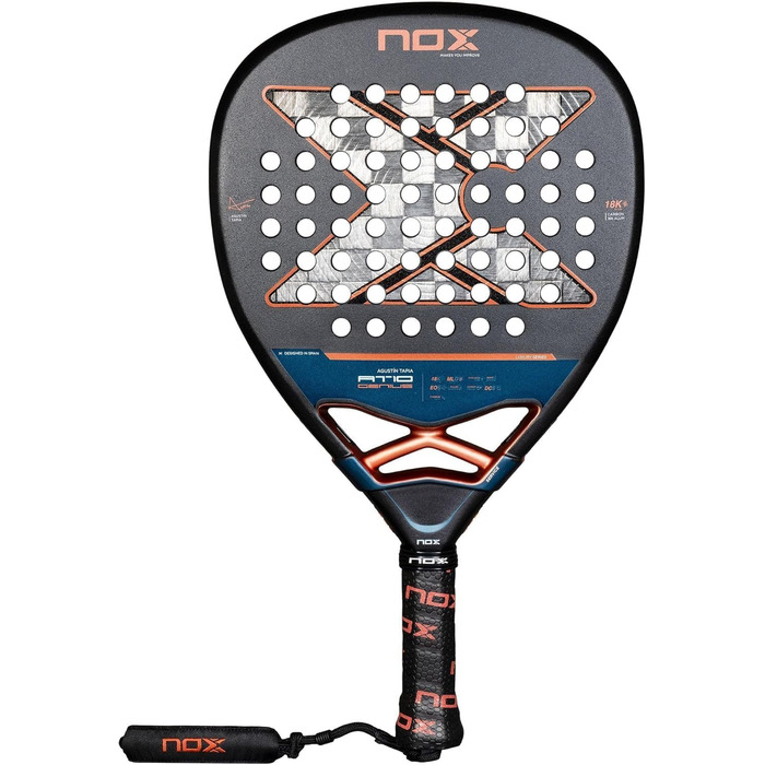 Ракетка Agustin Tapia Padel 360-375г Genius Attack 18k