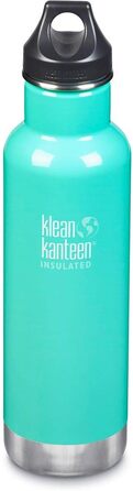 Класична пляшка для води Klean Kanteen Sea Crest з ковпачком-петлею 592 мл/20 унцій