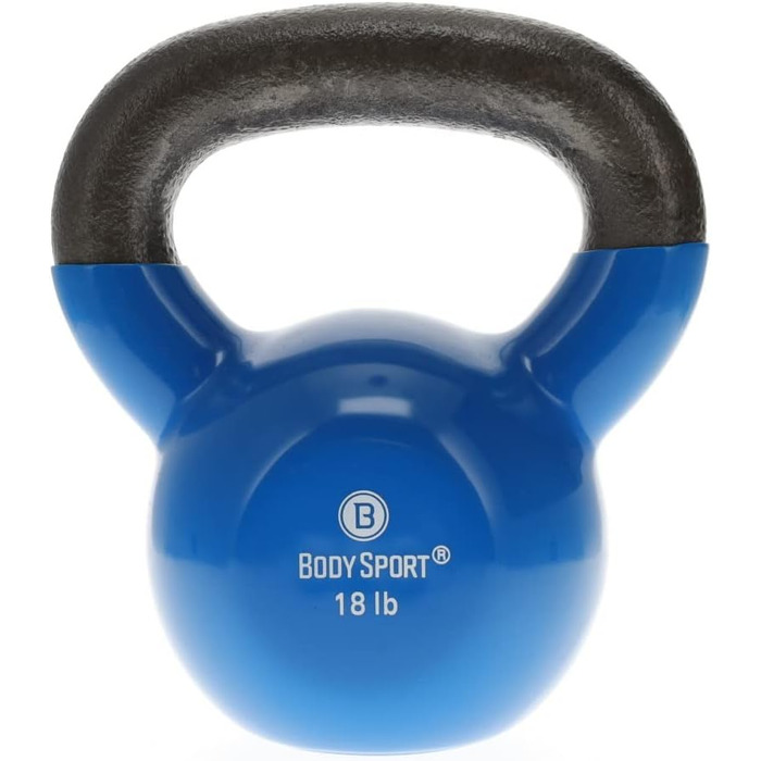 Гантель Body Sport чавунна з рукояткою, 8,2 кг