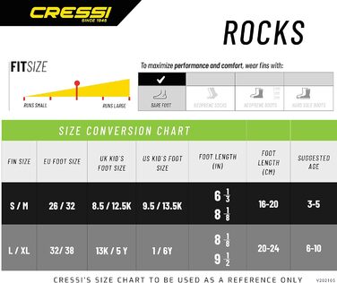 Набір трубок Cressi Junior для дітей 3-8 років маска суха трубка регульовані ласти сітчаста сумка Rocks Kids Set L-XL cool blue