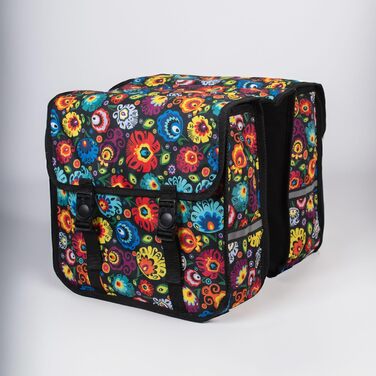 Велосумка BikyBag Classic CE Червоний Луг, подвійна на багажник