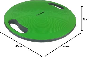 Балансборд Tunturi з ручками, зелений, один розмір