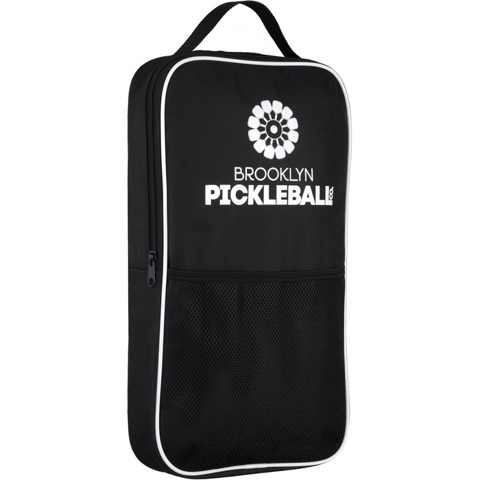 Набір для піклболу Brooklyn Pickleball Co: 2 білі карбонові ракетки, 4 м'ячі, чохол, рельєфна нековзна ручка, стартовий комплект
