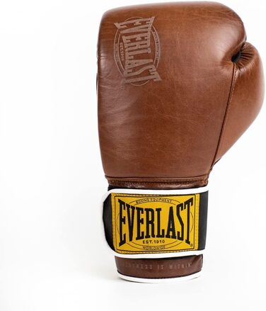 Боксерські рукавички Everlast 1910 Класичні, коричневі, 12 унцій