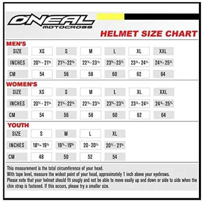 Oneal Blade Charger Helmet XL Neon Red