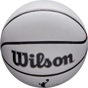 Жіночі баскетбольні м'ячі WILSON WNBA Commemorative Series, офіційні баскетбольні м'ячі та розміри (розмір 6 - 28,5', білий/помаранчевий)