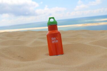 Пляшка Klean Kanteen вакуумна (S, матова нержавійка, ковпачок з петлею)