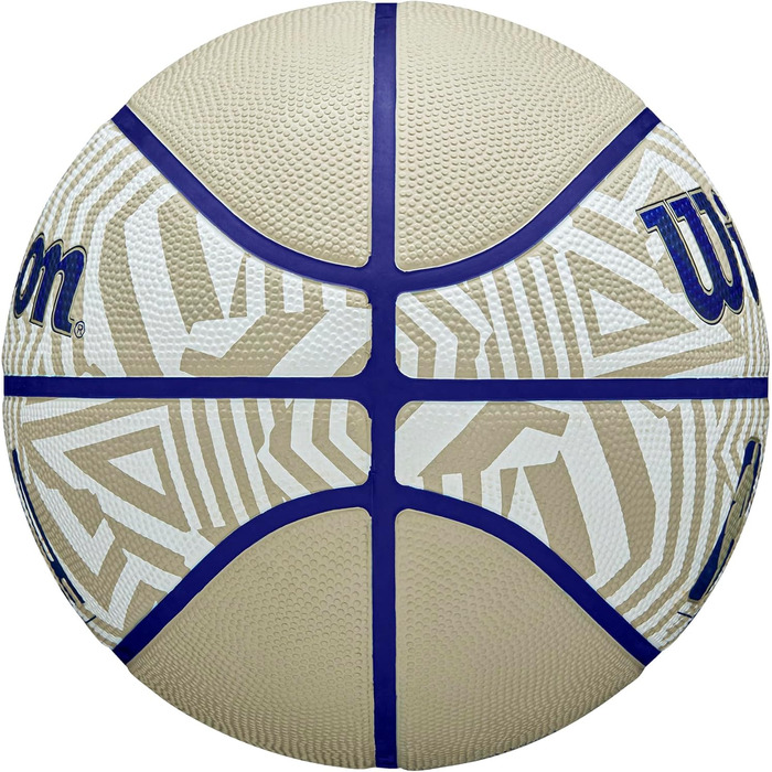 Баскетбольний м’яч Wilson NBA DRV Plus Dazzle Camo для вулиці, розмір 6 і 7