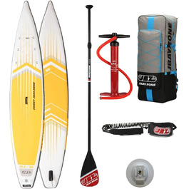 ДЖБАЙ. Надувне весло Zone Comet Touring SUP Stand Up Paddle з аксесуарами 380x76x15 см - 12'6''x30''x6''