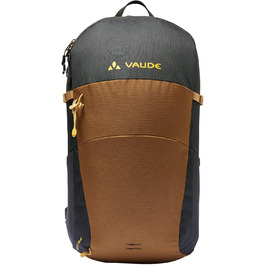 Туристичний рюкзак VAUDE Wizard 18+4, водовідштовхувальний, унісекс, зручна система перенесення, органайзер, чорний/умбра