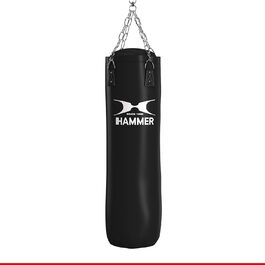 Боксерська груша HAMMER BOXING Premium Black Kick - ідеально підходить для тренувань з боксу та кікбоксингу 120 см Black