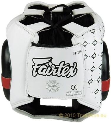 Захист голови Fairtex Spuer Sparring HG10, білий/чорний, M