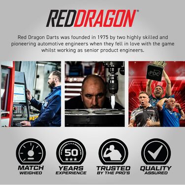 Дротики RED DRAGON Rebels 21-26 г, вольфрам, польоти, вали