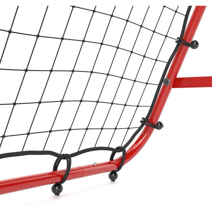 Відскік HOMCOM Football Rebounder, двосторонній, 100x95x90 см, Червоний