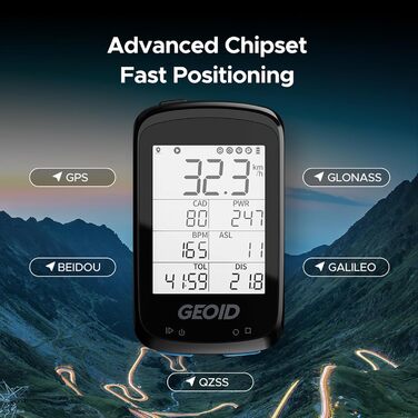 Велокомп'ютер GEOID CC500 GPS, 2,5