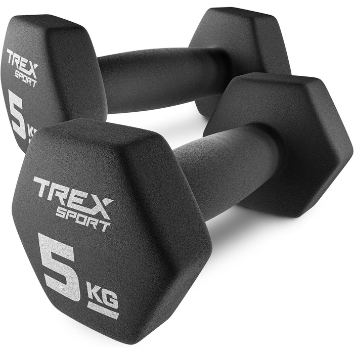 Набір неопренових гантелей TREX SPORT 2 шт 4-20 кг для жінок і чоловіків