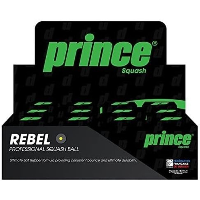 Кульки для сквошу Prince Rebel, 3 трубки