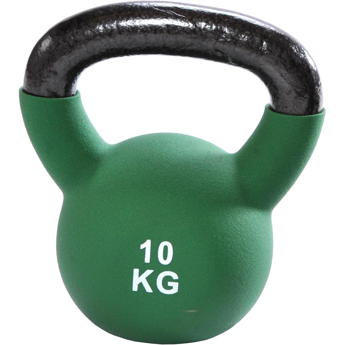 Гиря Top Vit 10kg Green - лита, вініл, 2-20 кг