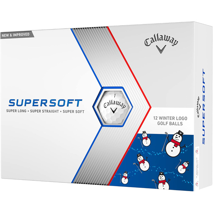 М'ячі для гольфу Callaway Supersoft 2023