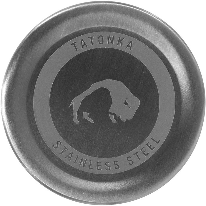 Пляшка для пиття Tatonka з нержавіючої сталі Steel Bottle Premium (500 мл / 750 мл / 1000 мл) - Ударостійка пляшка для води з кришкою, що загвинчується з нержавіючої сталі - придатна для миття в посудомийній машині та без BPA - (0,5 л / 0,75 л / 1 л) (срі