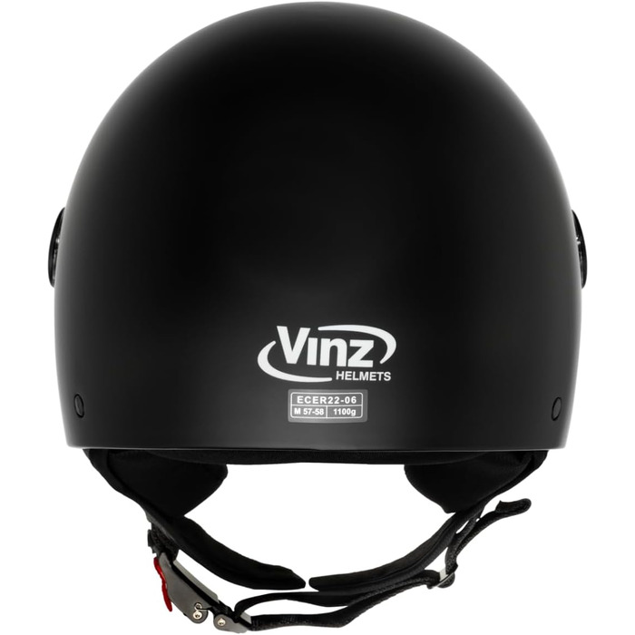 Мотошолом VINZ Duoro Jet з візором для чоловіків та жінок, розміри XS-XXL, ECE 22.06, мопедний шолом