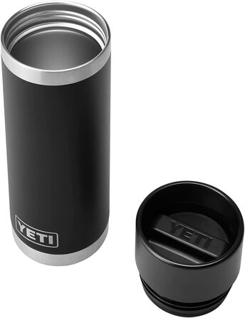 Термос пляшка YETI Rambler з кришкою Hotshot, чорний, 532 мл