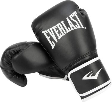 Рукавички Everlast Core 2 чорні L-XL однокомпонентні Unisex тренувальні