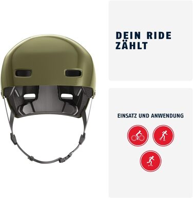 Велошолом ABUS INDY для MTB, скейтборду, слоупстайлу та дерту, з покращеним захистом, для підлітків і дорослих