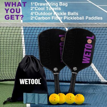 Набір WETOOL Pickleball USAPA, ручка 5.5