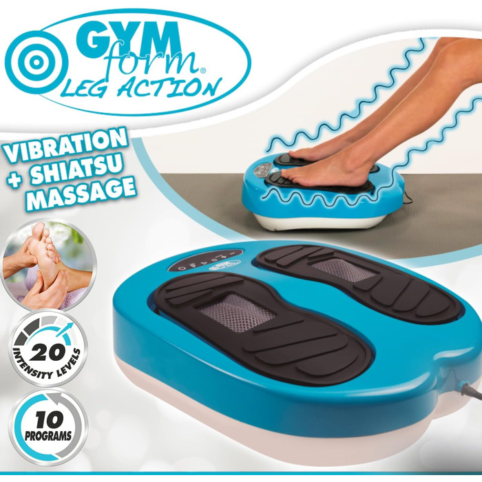 Масажер для ніг GYMFORM Leg Action Platinum, електричний, 10 програм