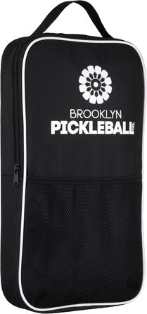 Набір для піклболу Brooklyn Pickleball Co: 2 білі карбонові ракетки, 4 м'ячі, чохол, рельєфна нековзна ручка, стартовий комплект
