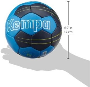 М'яч гандбольний Kempa Match-X Omni, синій, р. 2