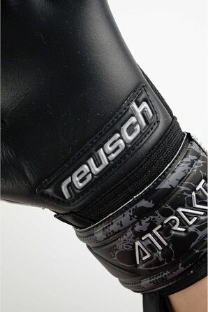 Воротарські рукавички Reusch Attrakt Infinity Finger Support Junior для дітей, з внутрішнім швом і посиленим захистом пальців, високий зчеплення